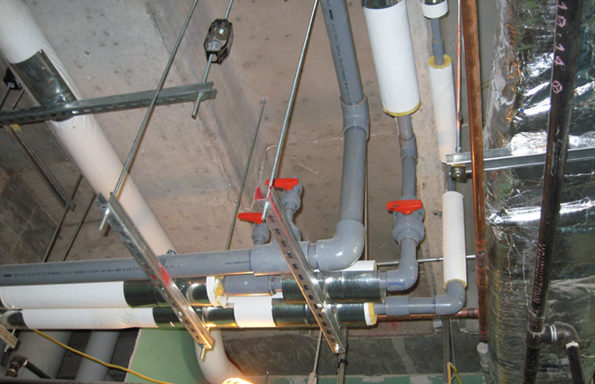 Protecting plastic pipes