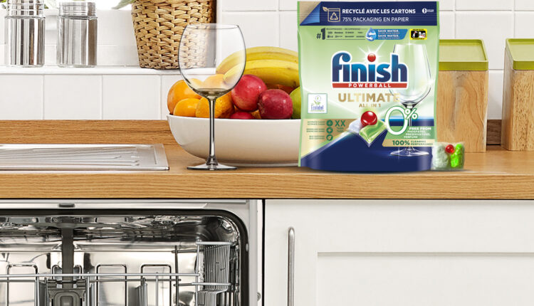 Mondi and Reckitt Launch Paper-Based Packaging for Finish Dishwasher Tabs With 75% Less Plastic.