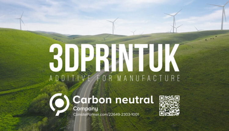3DPRINTUK Attains Certified Carbon Neutral Status.