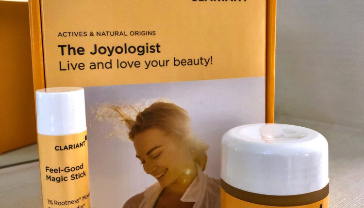“The Joyologist” wellness formulations: The Feel-Good Magic Stick and Forget-It-All Relaxing Mask.